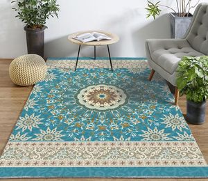 Alfombras estilo bohemio para sala de estar sofá lateral alfombra de área grande Persia decoración del hogar alfombra de suelo dormitorio salón alfombra lavable 230808