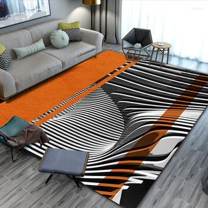 Tapijten Boheemse stijl woonkamer tapijt 3d grote geometrische slaapkamer keukenvloer mat niet-slip toegangsdeur