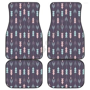 Carpets Boho Arrows Car Floor Mats 3D Match imprimé ajustement pour la plupart des antidérapants colorés