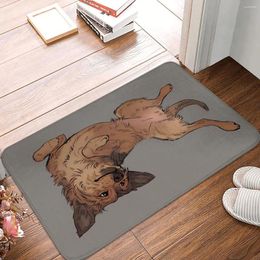 Tapijten Border Terrier Love Dog Doge Antislipkleed Deurmat Woonkamermat Balkontapijt Binnendecoratie