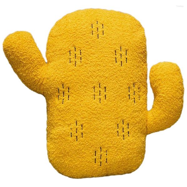 Tapis Cactus Oreiller Décor de dessin animé Petit jet Adorables poupées en peluche Oreillers d'animaux en peluche étreignant des jouets d'ornement en forme de conception