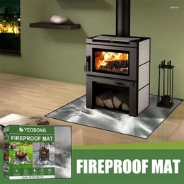 Carpets Camping Firefroof Grill Mat tissu flamme ignifuge Isolation tampon Fire Fire Blanchette de basse pour pique-nique extérieur barbecue