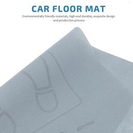 Carpets Car Met Fercement Disposy Vehicle Feet Auto Auto Foot Pad Mats Fabric Patch de camion non tissé à l'intérieur
