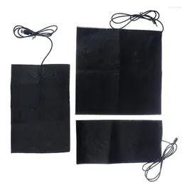 Alfombras fibra de carbono almohadillas calefactadas con almohadilla de calefacción USB eléctrica al aire libre Warm Winter Vest para ropa de bricolaje