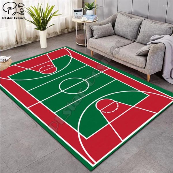 Tapis Tapis 3D Basketball Plus Grand Tapis Flanelle Velours Mémoire Tapis Doux Jouer Tapis De Jeu Bébé Craming Lit Tapis Salon Décor 02