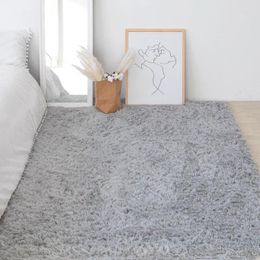 Carpets Carpet Chambre Maiden Blanc Hair Long Floor Mat Salon Roard Roard Poute Plee de Bay Fluffy Bay