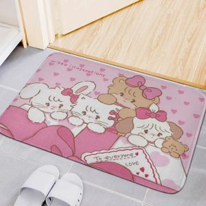 Carpets Carpet Floor Mat Nordic Style Home Porte-Toilet Bathroom-toilet Chambre Japon Kawaii Carton Mikko El Decor Alfombra Rap