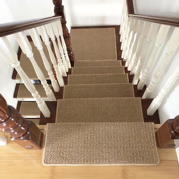 Tapis tapis carpet tapis tapis tapis de tapis de bande de roulement d'escalier de la maison