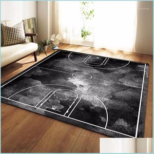 Tapis Tapis Style Européen Plus Grand Tapis Flanelle Veet Tapis En Mousse À Mémoire Jouer Au Basketball Tapis De Jeu Bébé Craming Tapis De Lit Décor De Salon Dhznx