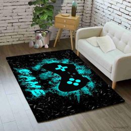 Tapis Tapis Jeu Télécommande Tapis pour Salon Enfants Chambre Décoration Chevet Canapé Grande Surface Tapis Lecteur de Jeu Vidéo Tapis R