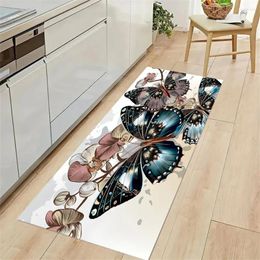 Carpets Cartoon 3D Printing Kids Game Mats Furry pour salon Animal Butterfly Pattern chambre