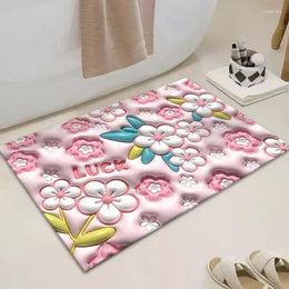 Carpets Cartoon Salle de bain Entrée absorbante MATE DE MAT NO SLIP