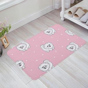 Tapijten Cartoon Hond Golfpunt Decoratief Antislip Badtapijt Badkamer Keuken Slaapkamer Vloermatten Indoor Zachte Entree Deurmat