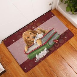 Tapijten cartoon bedrukte ingang vloer deurmat hondenpatroon home decor woonkamer tapijt badkamer keuken non slip tapijt 40 60 cm 50 80 cm