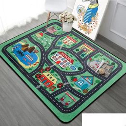 Tapis Tapis de jeu pour enfants pour salon Tapis de chambre à coucher de dessin animé et salle de bain absorbante Tapis antidérapant Tapis pour enfants Jouer Drop Livraison Accueil G Otw9R