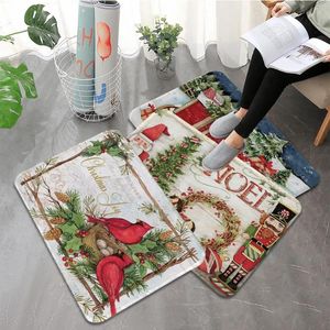 Carpets Christmas Church Dolls Entrance Door Mat Er Anti-Slip Modern Area Rugs Living Room Balcon Salle de bain Tapis imprimé Portant de tapis