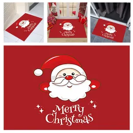 Carpets Christmas Door Mat à la maison Carpet Flanelle Absorbant Planchers Cuisine 40 cm Soft Throwt Soft pour hommes # T1P