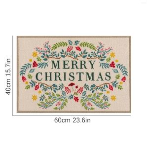 Tapis Paillasson de Noël Tapis drôles Tapis antidérapant pour bienvenue en caoutchouc avec thème Cuisine Entrée Décor