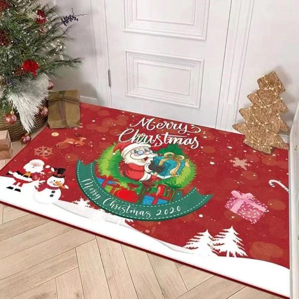 Alfombras Entrada de Navidad Puquero de caricatura Dwarf enano Mat de la cardía del dormitorio del dormitorio Balcón Balcón Bienvenido al hogar Decoración del hogar