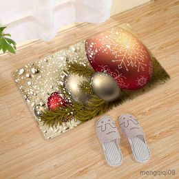 Tapijten Kerst Seris Gedrukt antislip Badmat Home Decor Deurmat antislip Anti-bacteriën Badkamer Matten R230728