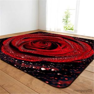 Tapis Chrysanthème Rose Plante Fleur Tapis Enfants Tapis De Jeu Chevet Tapis Cuisine Paillasson Tapis et Tapis pour Salon R230728