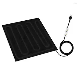 Tapis chauffant en tissu 5V, USB multifonction, avec minuterie, pour Sports de plein air, fonction de mémoire, pour vêtements de souris