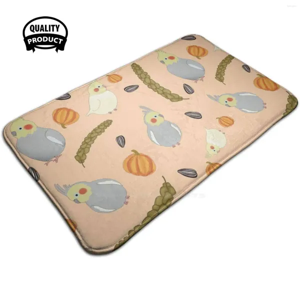 Carpets Cockatiel Chicks Chirp House Soft House Family Anti-Slip Mat Tapis Carpet Chick Baby Bird Pet Wing Mignon Funny Kawaii