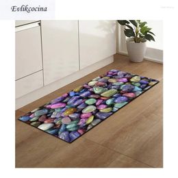 Tapis colorés petites pierres coca alfombras para la sala moderne tapis de bain absorbant moderne tapis