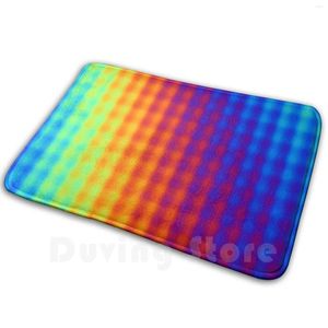 Spectre de couleurs de tapis. Tapis tapis tapis coussin spectre doux spectres colorés colorés couleurs couleur couleurs colorées