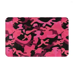 Tapis Cool Rouge Camouflage Paillasson Tapis Tapis Tapis Tapis De Bain Dessin Animé Absorbant Entrée Cuisine Chambre Lavable Eau Huile Preuve