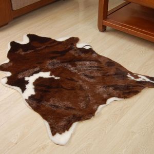 Tapis Style vache pour salon enfant tapis maison tapis sol porte tapis décor Imitation cuir mode zone tapis tapis