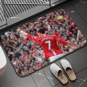 Tapis CR7 Cristiano Ronaldo chambre paillasson absorbant tapis de bain décor à la maison tapis de sol pour cuisine salon tapis
