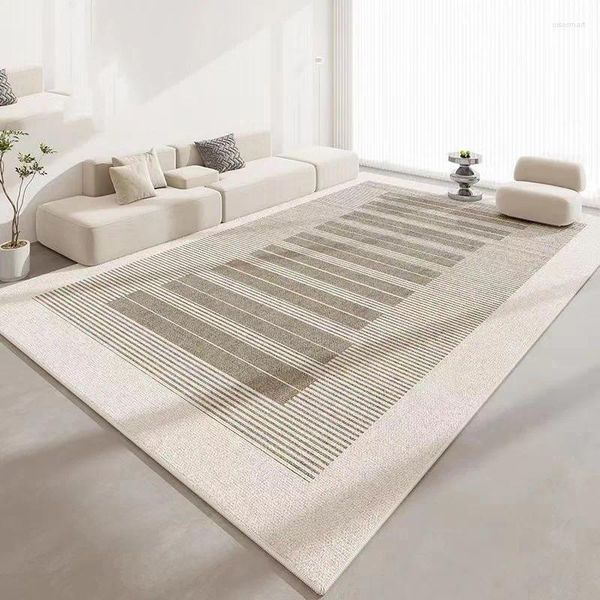 Carpets Crème Style Couleur légère Mode Tapis irrégulier