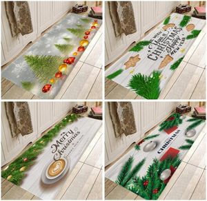 Carpets Creative 3D Printing Christmas Mat Halway and Taps For Bedroom Living Carpet Kitchen Bathroom Antislip Floor Matsca5562948