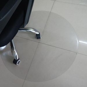 Tapijten creatieve Alfombra PVC vloermat transparant houtbeschermingsgebied tapijten stoelmatten 1,0 mm plastic ronde tapijt tapijt