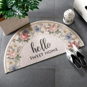 Carpets Creative Entryway Door Mat Machine Entrée lavable Style pastoral Heavy Duty Outdoor Welcome Taping Trapper