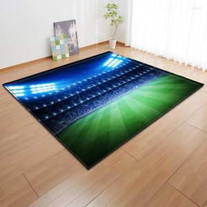 Alfombras creativas de cristal verde para corte, alfombra con estampado 3D, felpudo para pasillo, antideslizante, para baño, cocina, alfombra, manta, alfombrilla para decoración del hogar