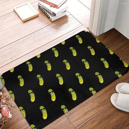 Alfombras de pepino sin deslizamiento de leche gherkin alfombra sala de estar de habitación de dormitorio patrón de hogar al aire libre