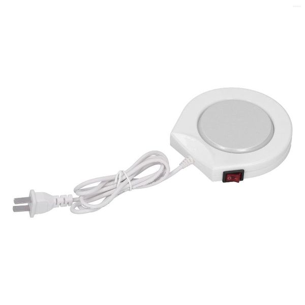 Tapis Chauffe-tasse Portable Lait Chauffant Tapis Chauffe Thé Café Pad Pour Bureau À Domicile CN Plug 220 V O