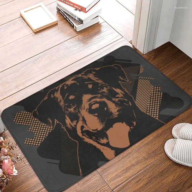 Tapijten Custom Dier Rottweiler Hond Deurmat Mat Antislip Huisdier Badkamer Keuken Slaapkamer Tapijt Tapijt 40 60 cm