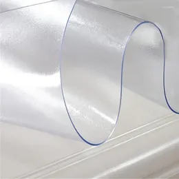 Alfombras Customizadas a prueba de grasa PVC Table Transparencia impermeable para la cubierta de comidas cubiertas de hogares