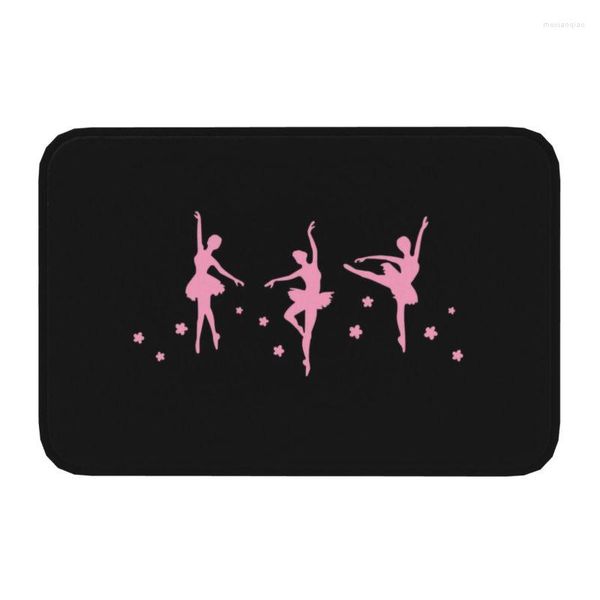 Tapis Mignon Ballet Danse Paillasson Anti-dérapant Cuisine Salle De Bain Tapis De Bienvenue Jardin Garage Porte Sol Entrée Tapis Tapis Footpad