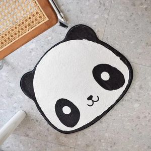 Tapijten schattige panda badkamer mat deur slaapkamer tapijt toilet home non-slip