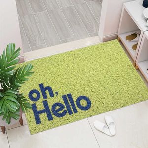 Tapijten Cutable Hallo zijde cirkel vloer vloer Mat deurstap foyer tapijt binnenkomende thuiswasbaar en minimalistisch H240517