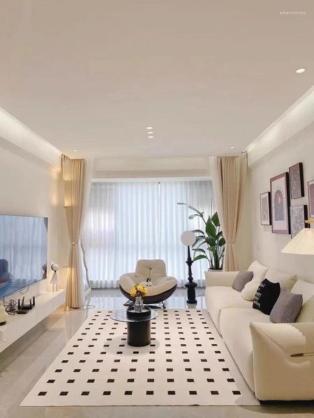 Tapis D251 Tapis Salon Chambre Chambre à coucher imperméable Tapis de sol de luxe léger sans lavage d'essuyage