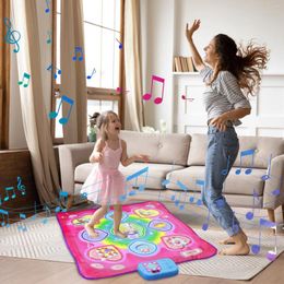 Alfombras Alfombra de baile 3 modos de juego Almohadilla de juguete Educativo Desafío de baile Diversión electrónica Portátil