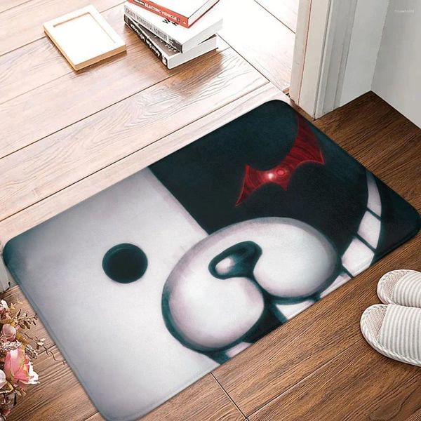 Tapis Danganronpa Trigger Happy Havoc Anime Paillasson antidérapant Tapis de cuisine Patron Tapis de couloir Tapis de bienvenue Tapis décoratif d'intérieur