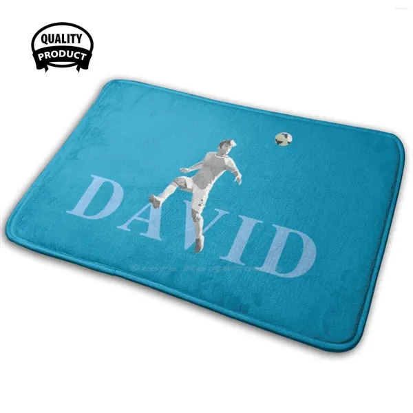 Carpets David Silva 3D Soft Not Slip Mat tapis tapis Cushion City Real Sociedad Valencia Espagne Football espagnol Premier 21