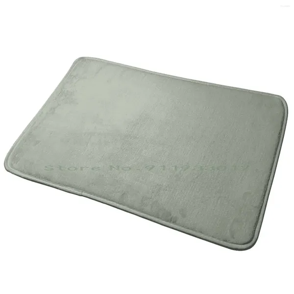 Tapis Désert Gris Vert Solide Couleur Entrée Porte Tapis Tapis De Bain Puffy Checkers Carré Traditionnel Classique Girly Femmes Girlie