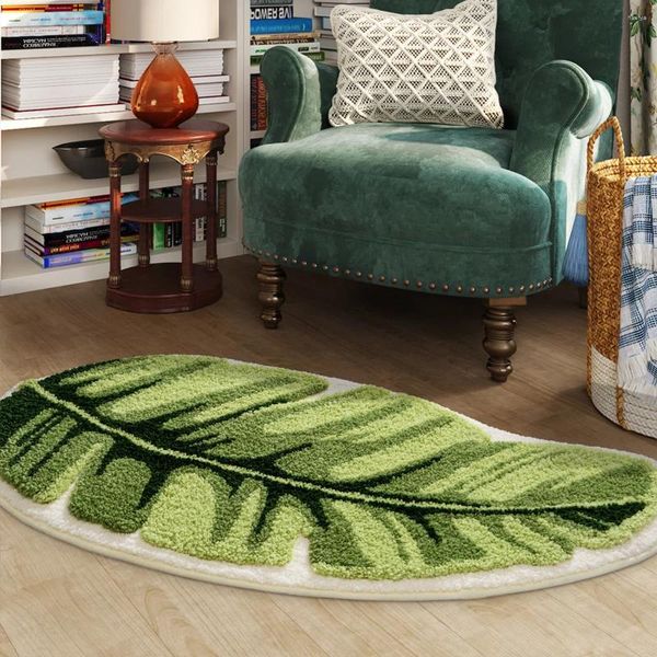 Carpets Dexi Ultra épais Tapis vert doux et vert de chambre